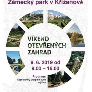 Víkend otevřených zahrad - Zámecký park v Křižanově
