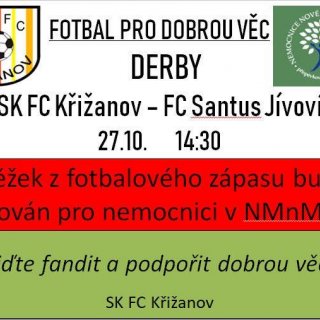 Fotbal pro dobrou věc - Derby Křižanov - Jívoví
