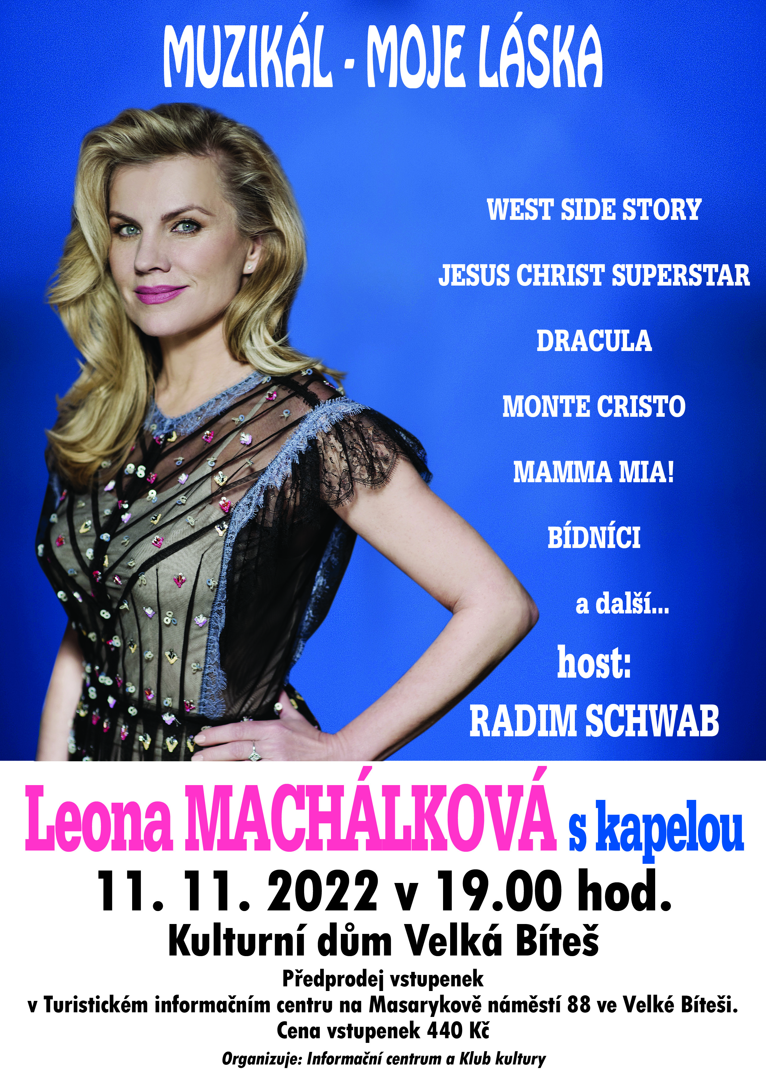 Muzikál - moje láska LEONA MACHÁLKOVÁ s kapelou