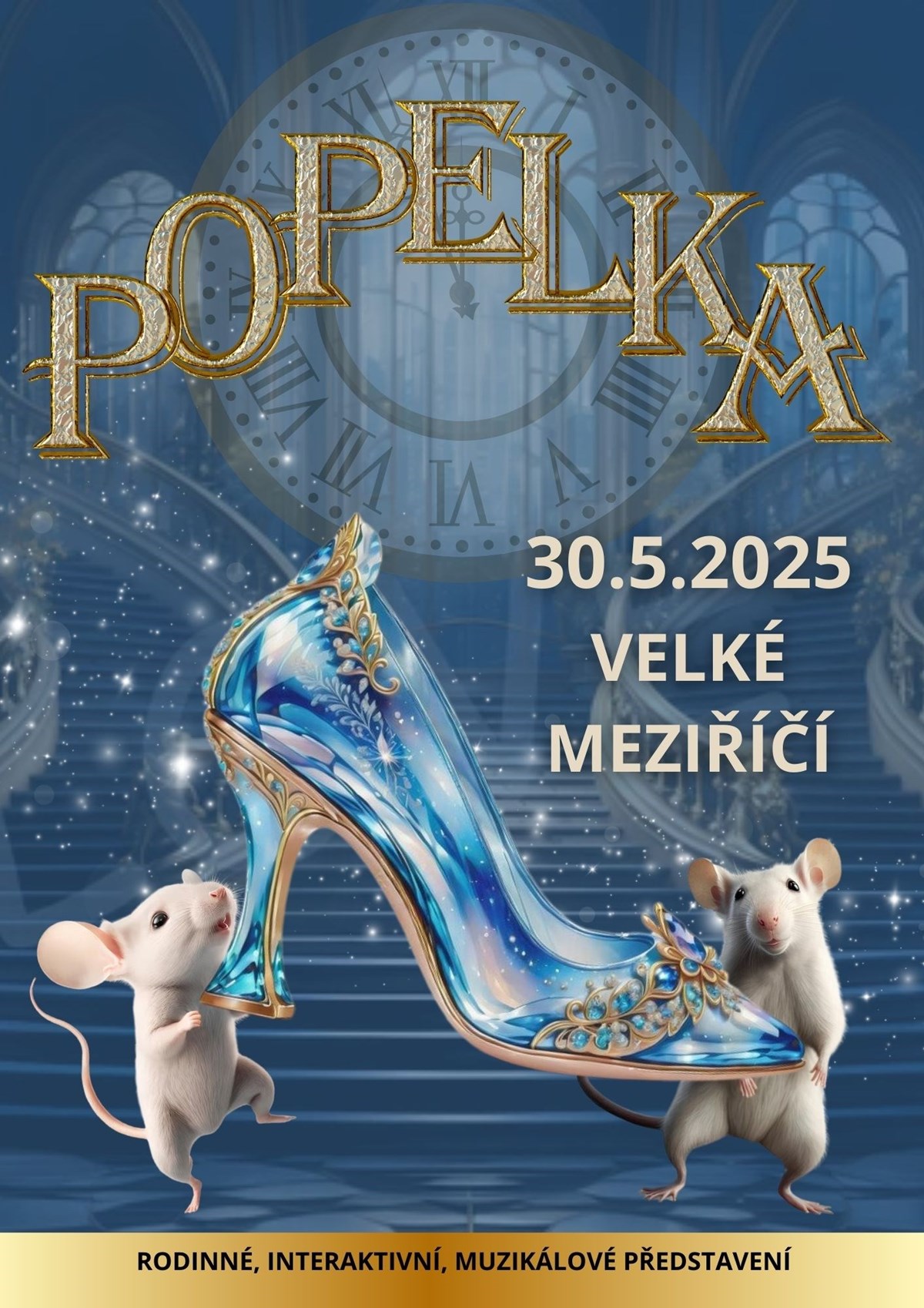POPELKA - rodinný muzikál - pronájem