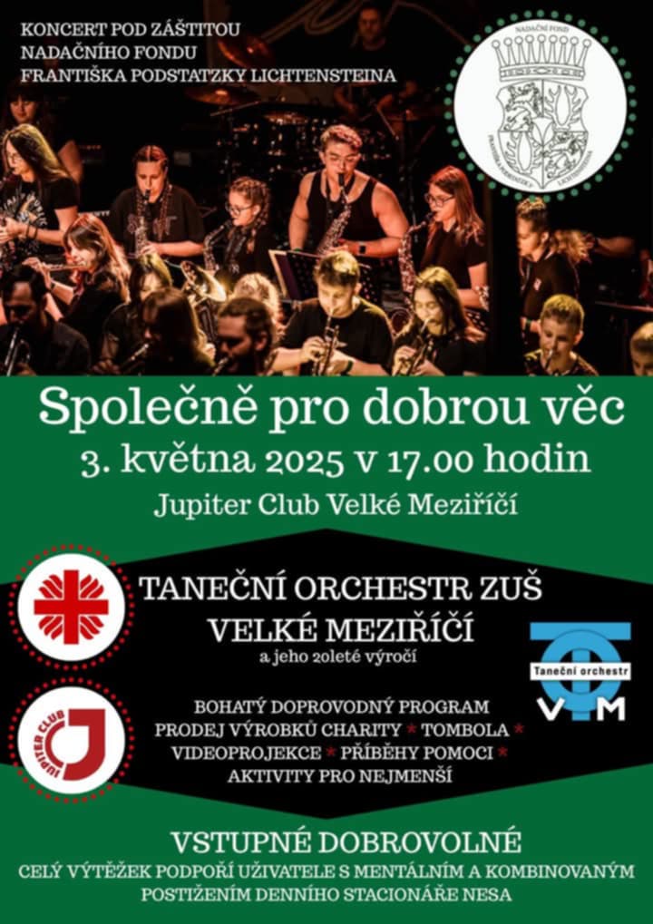 SPOLEČNĚ PRO DOBROU VĚC - CHARITATIVNÍ KONCERT