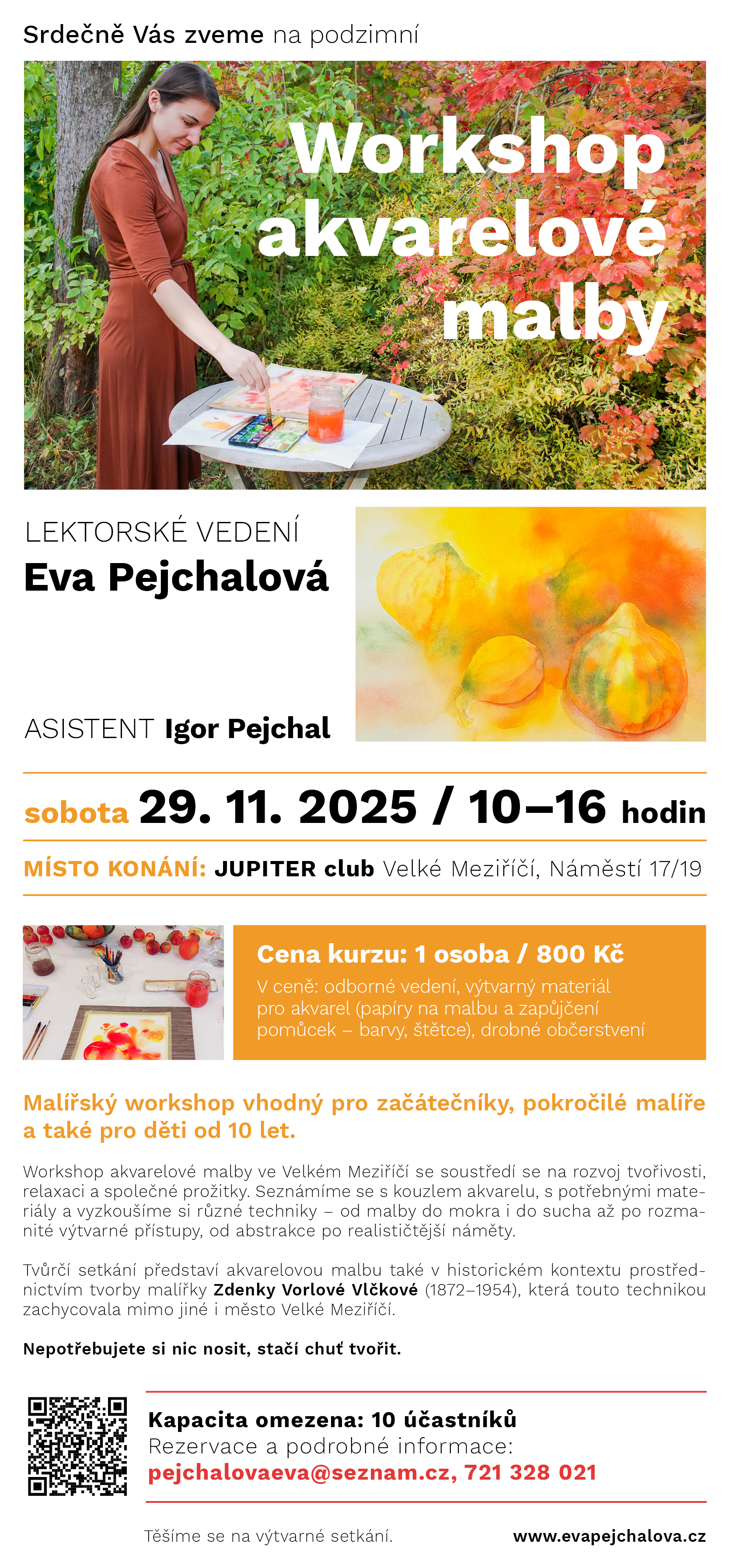 WORKSHOP AKVARELOVÉ MALB