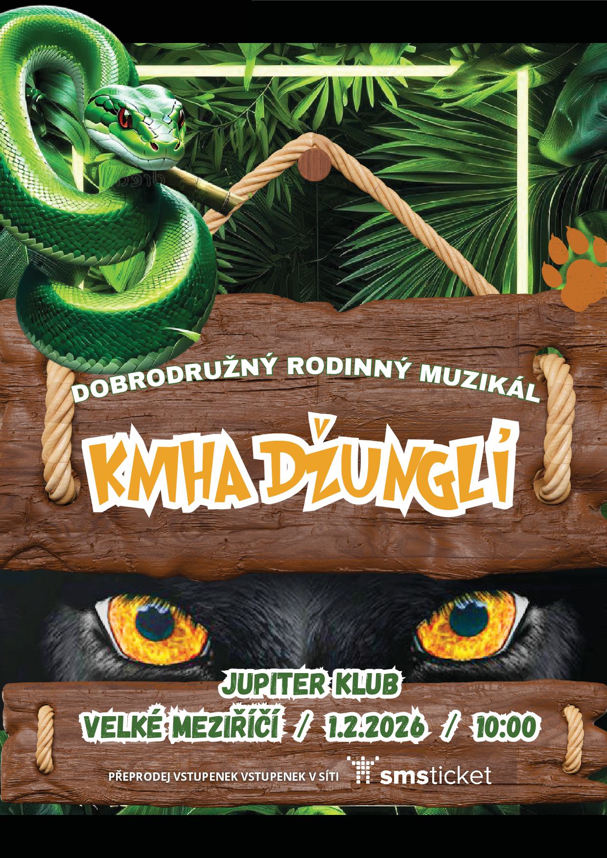 KNIHA DŽUNGLÍ - rodinný muzikál