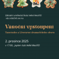 Vánoční vystoupení Tanečního a Literárné dramat. oboru