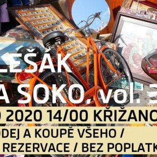 Blešák za soko v Křižanově