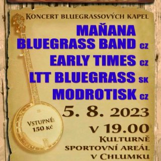 XV. Chlumecký festbál BLUEGRASS MUSIC