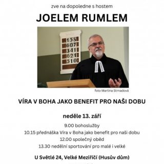Dopoledne s Joelem Rumlem