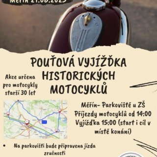 Pouťová vyjížďka historických motocyklů