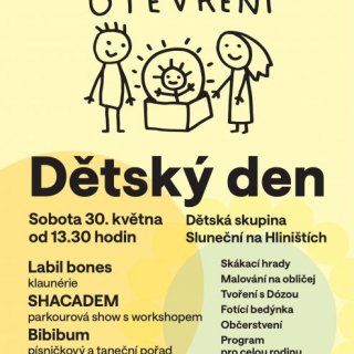 Dětský den se slavnostním otevření dětské skupiny Slune...