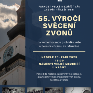 55. výročí svěcení zvonů