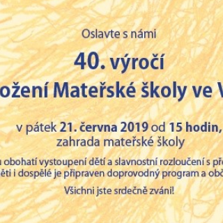 40. výročí založení Mateřské školy ve Vídni