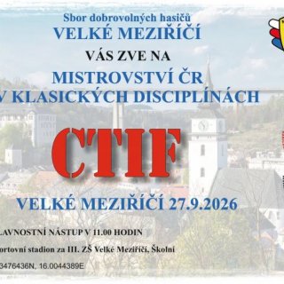 Mistrovství ČR v klasických disciplínách CTIF
