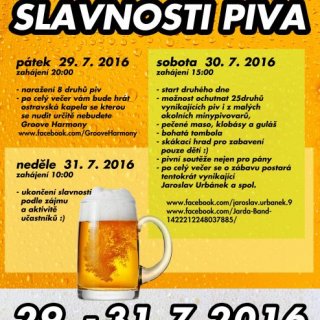Martinické slavnosti piva 29.-31.7.