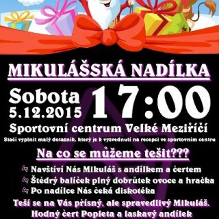 MIKULÁŠSKÁ NADÍLKA VE SPORTOVNÍM CENTRU