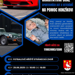Charitativní sraz sportovních aut a veteránů