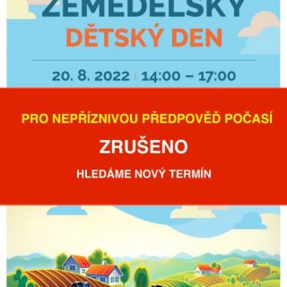 Zemědělský dětský den - ZRUŠENO!