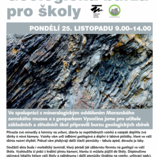 Geologická burza pro školy