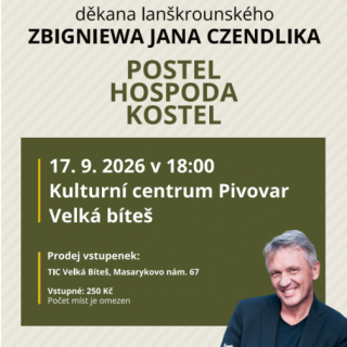 Talk show s děkanem lanškrounským Zbigniewem Czendlikem