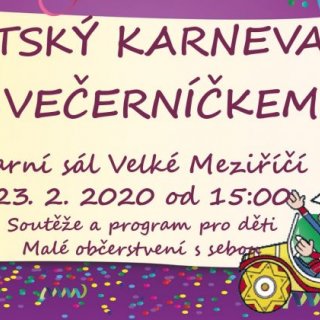 Dětský karneval s Večerníčkem