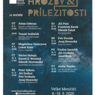 Evropský festival filozofie 2020 -  přednáška