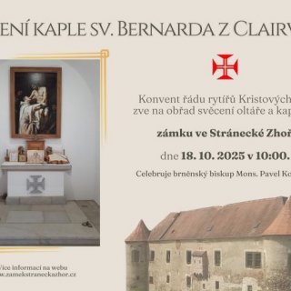 Svěcení kaple sv. Bernarda z Clairvaux