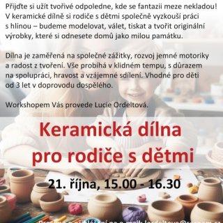 Keramická dílna pro rodiče s dětmi