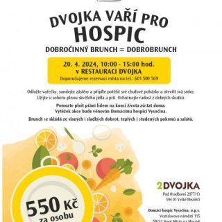 Dvojka vaří pro hospic - Dobročinný brunch