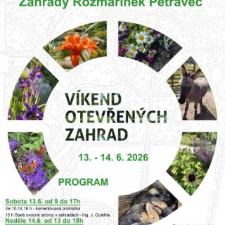 Víkend otevřených zahrad Rozmarínek Petráveč