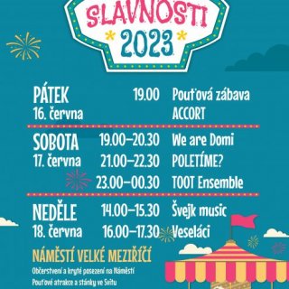 Pouťové slavnosti ve Velkém Meziříčí