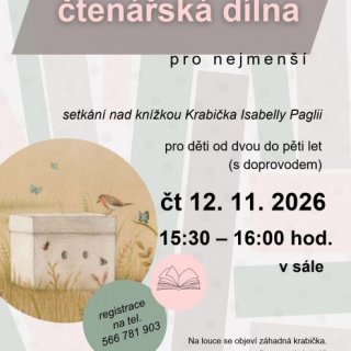 Čtenářská dílna pro nejmenší