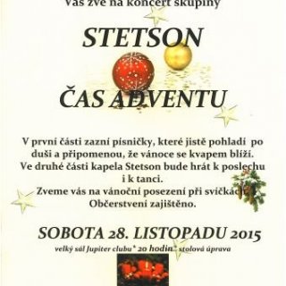 VÁNOČNÍ STETSON, velký sál