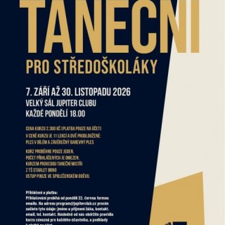 Taneční kurz pro středoškoláky 2026