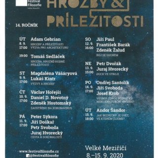 Evropský festival filozofie 2020 - přednáška zrušena!