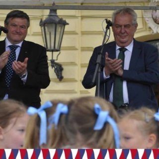 Setkání s prezidentem republiky Milošem Zemanem