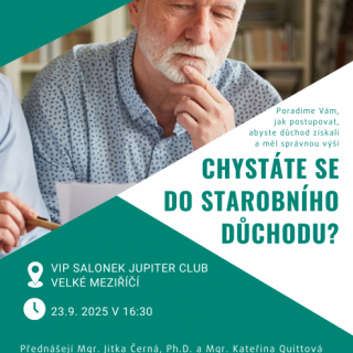 Chystáte se do starobního důchodu?