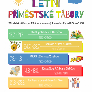 Letní příměstské tábory