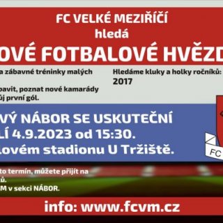 FC VM hledá nové fotbalové hvězdy