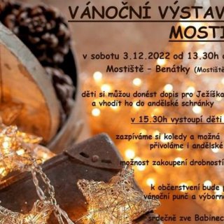 Vánoční výstava Mostiště