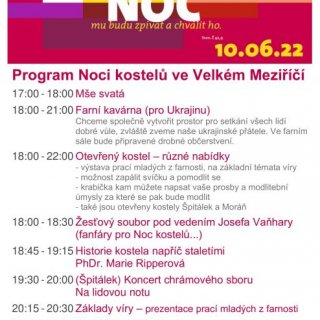 Noc kostelů 2022