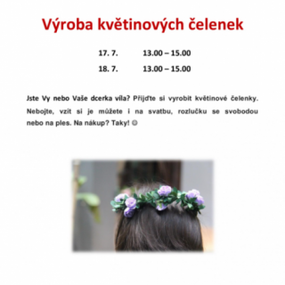 Výroba květinových čelenek