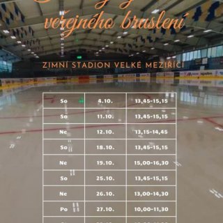 Veřejné bruslení - Říjen 2025
