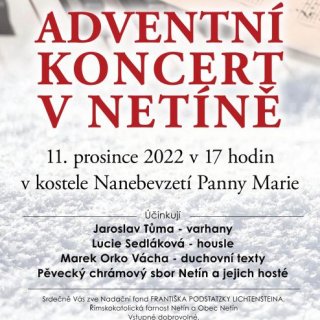 Adventní koncert v Netíně