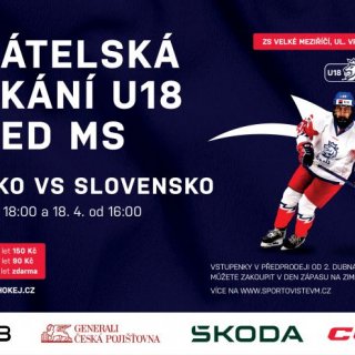 Přátelská utkání U18 před MS