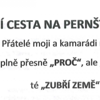 Podzimní cesta na Pernštejn 2019