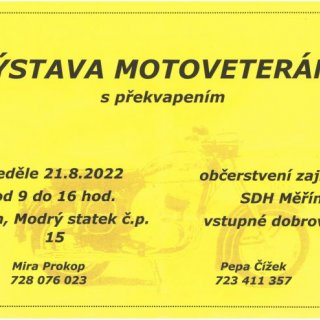 Výstava motoveteránů s překvapením