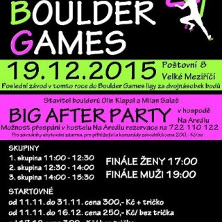 4. ROČNÍK BIG BOULDER GAMES