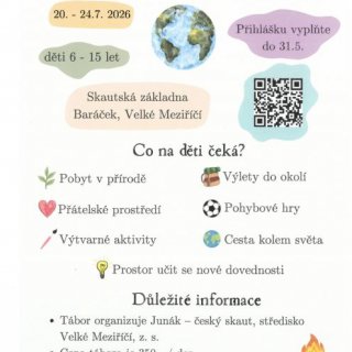 Příměstský tábor - Cesta kolem světa