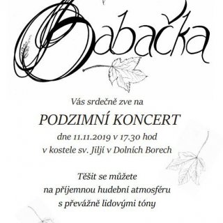 Podzimní koncert v Borech