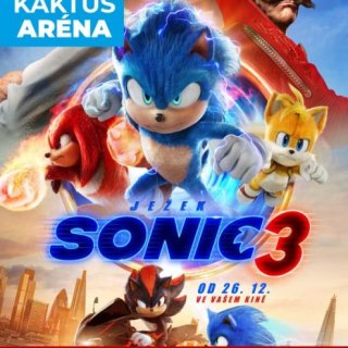 Ježek Sonic 3 - letní kino pro děti v Kaktus aréně