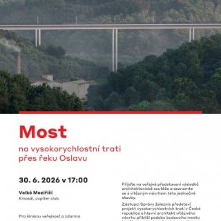 Most na vysokorychlostní trati přes řeku Oslavu